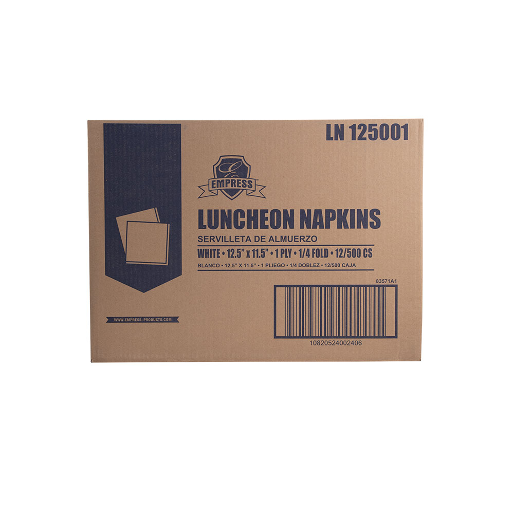 NAPKIN 125001 EMPRESS LUNCHEON WHITE 11.5